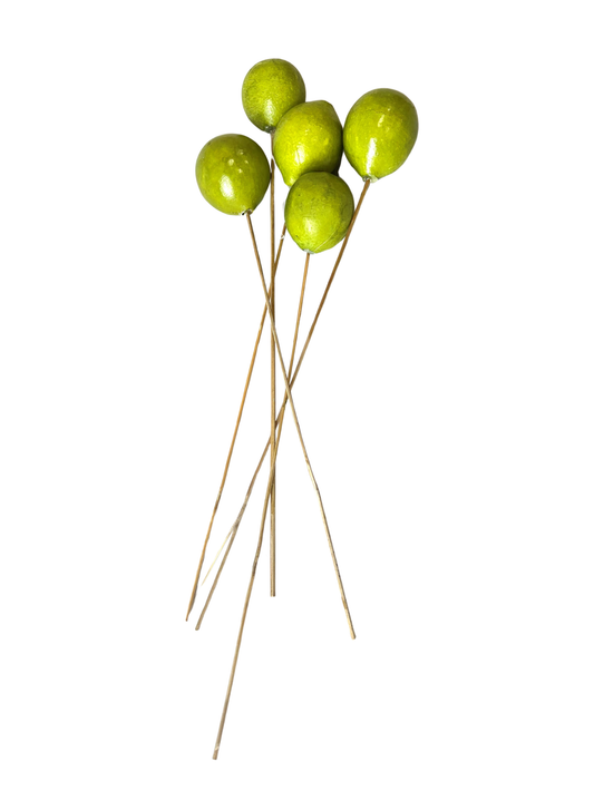 Polished Bell Ball/Stem Lime