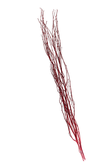 Sparkle Birch Branch 3-4' Red