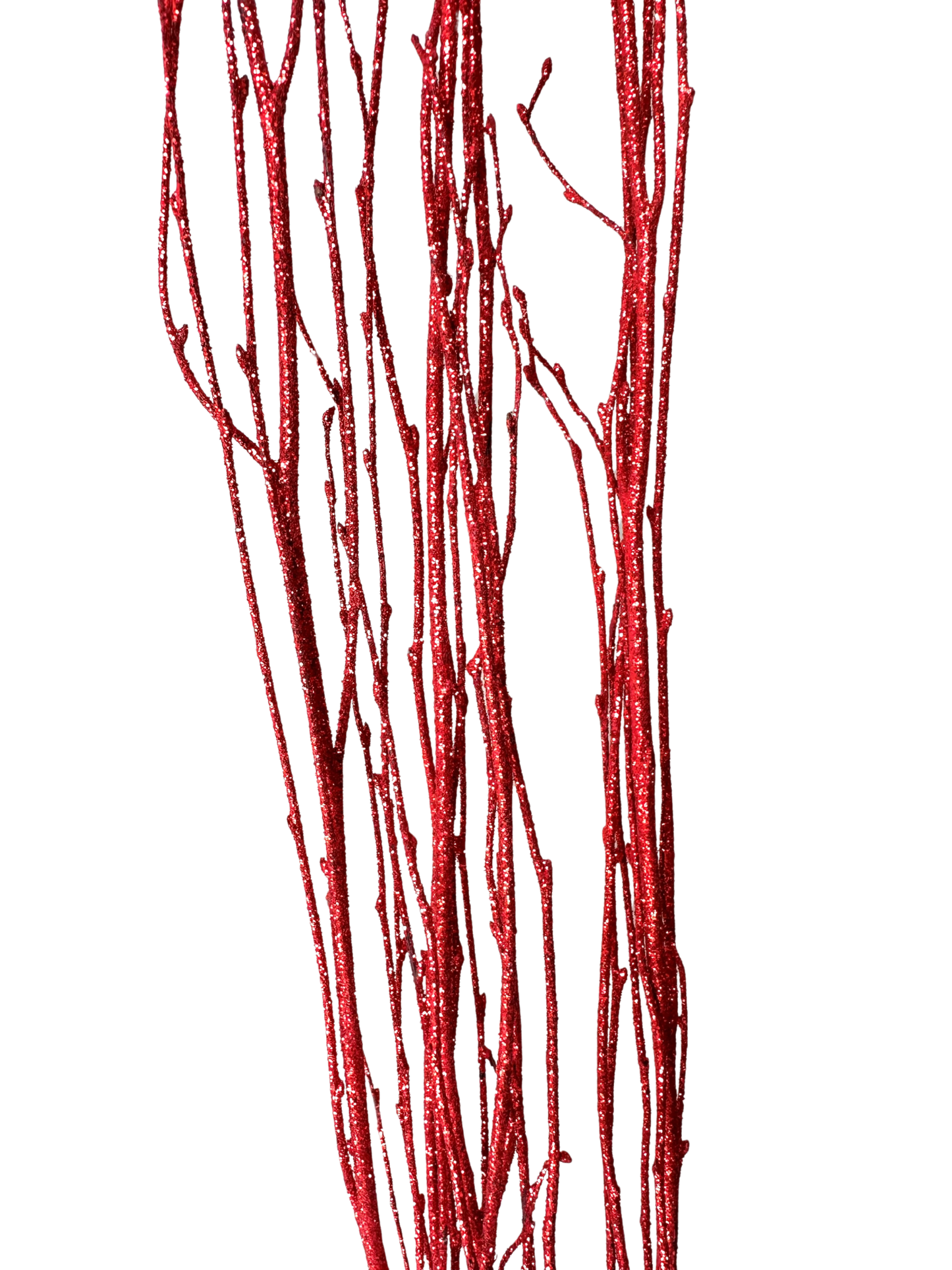 Sparkle Birch Branch 3-4' Red