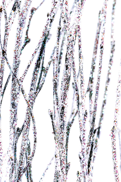 Sparkle Birch Branch 3-4' White