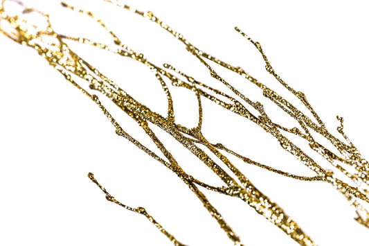 Sparkle Birch Branch 3-4' Gold