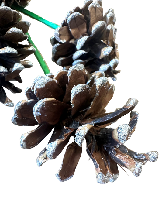 Austriaca Cone/6" Pick Silver Glitter Tip